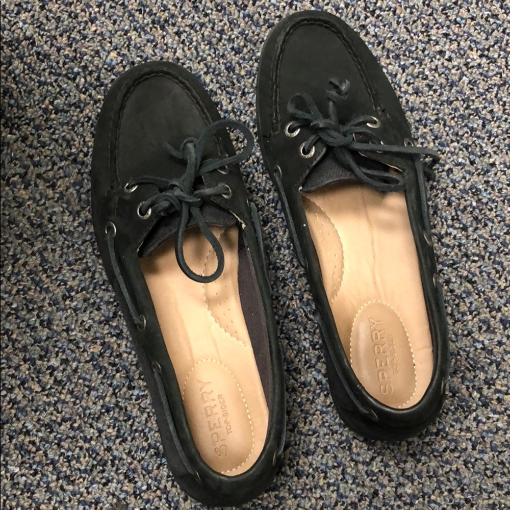Sperry black size 6.5, narrow